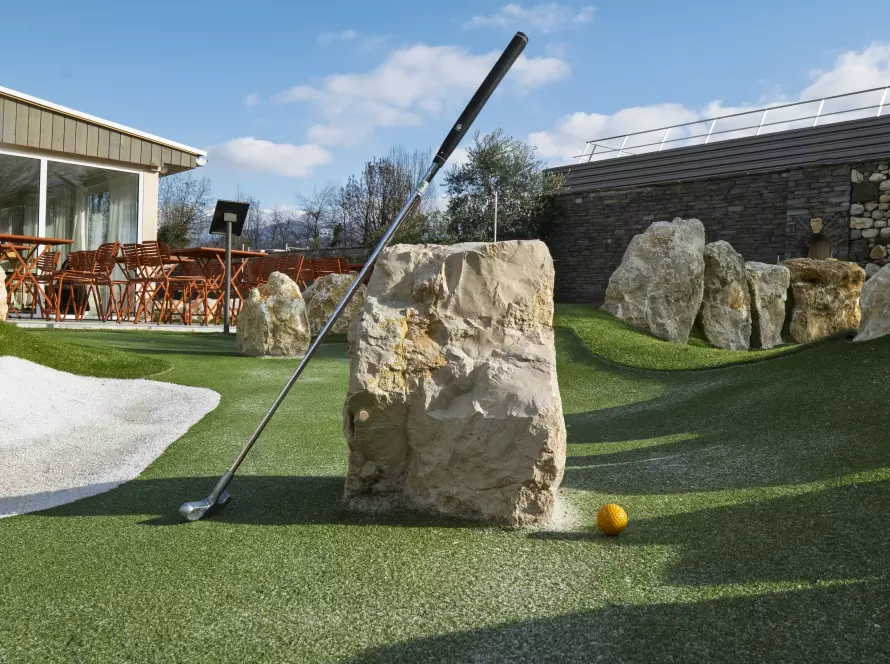 Club de golf au soleil