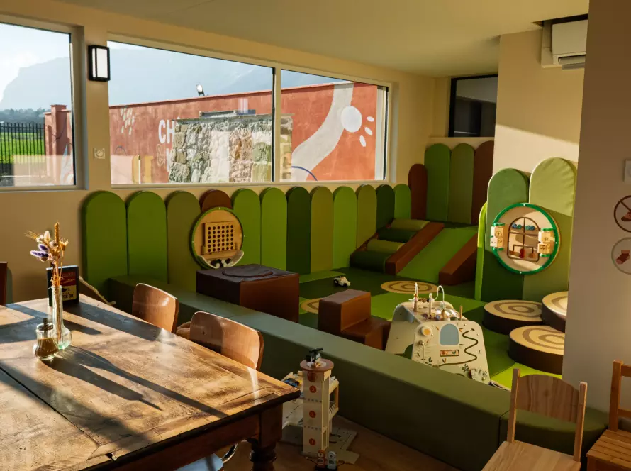 Zone motricité lumineuse ensoleillé